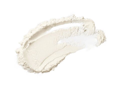 A natural smear of pale skimmed colostrum powder
